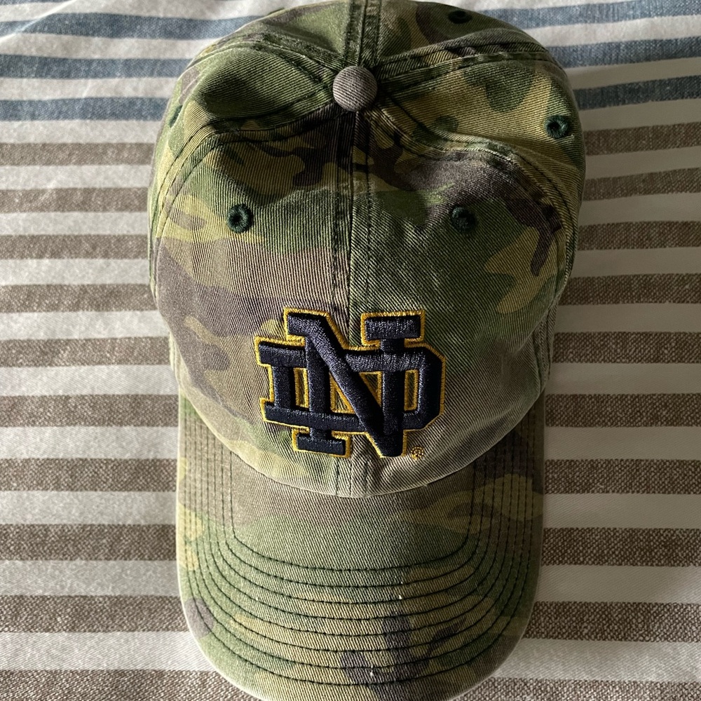 Notre Dame Camo hat